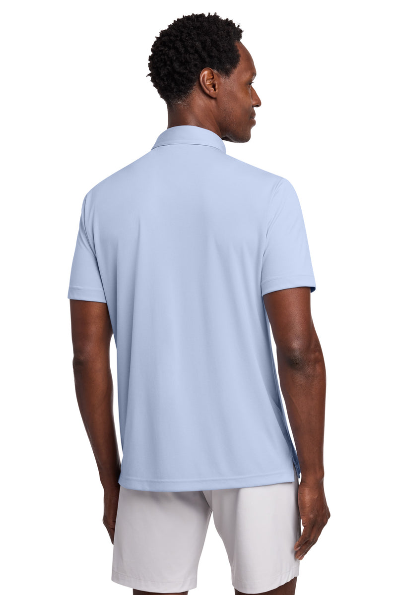 TravisMathew Coto Performance Chest Stripe Polo - Kentucky Blue Heather