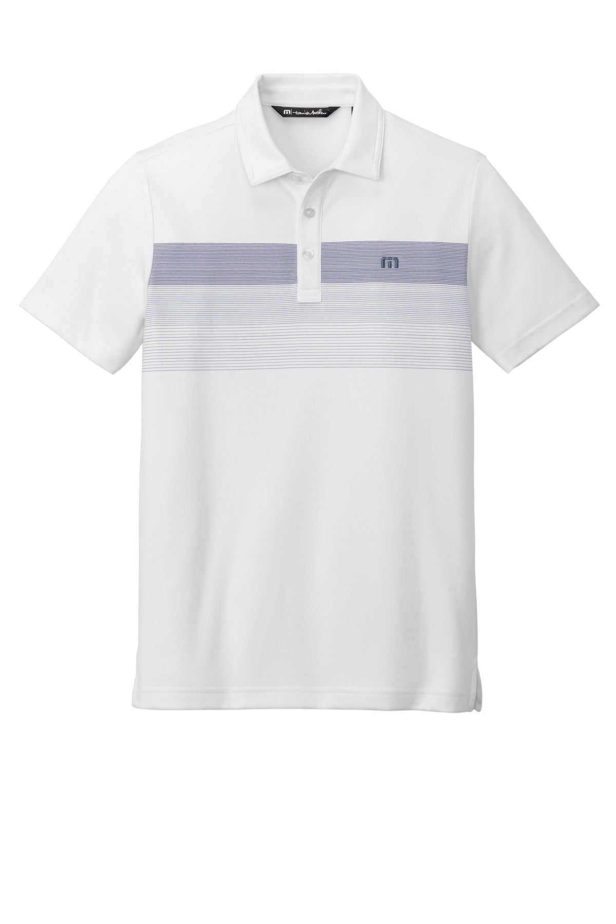TravisMathew Coastal Chest Stripe Polo - White