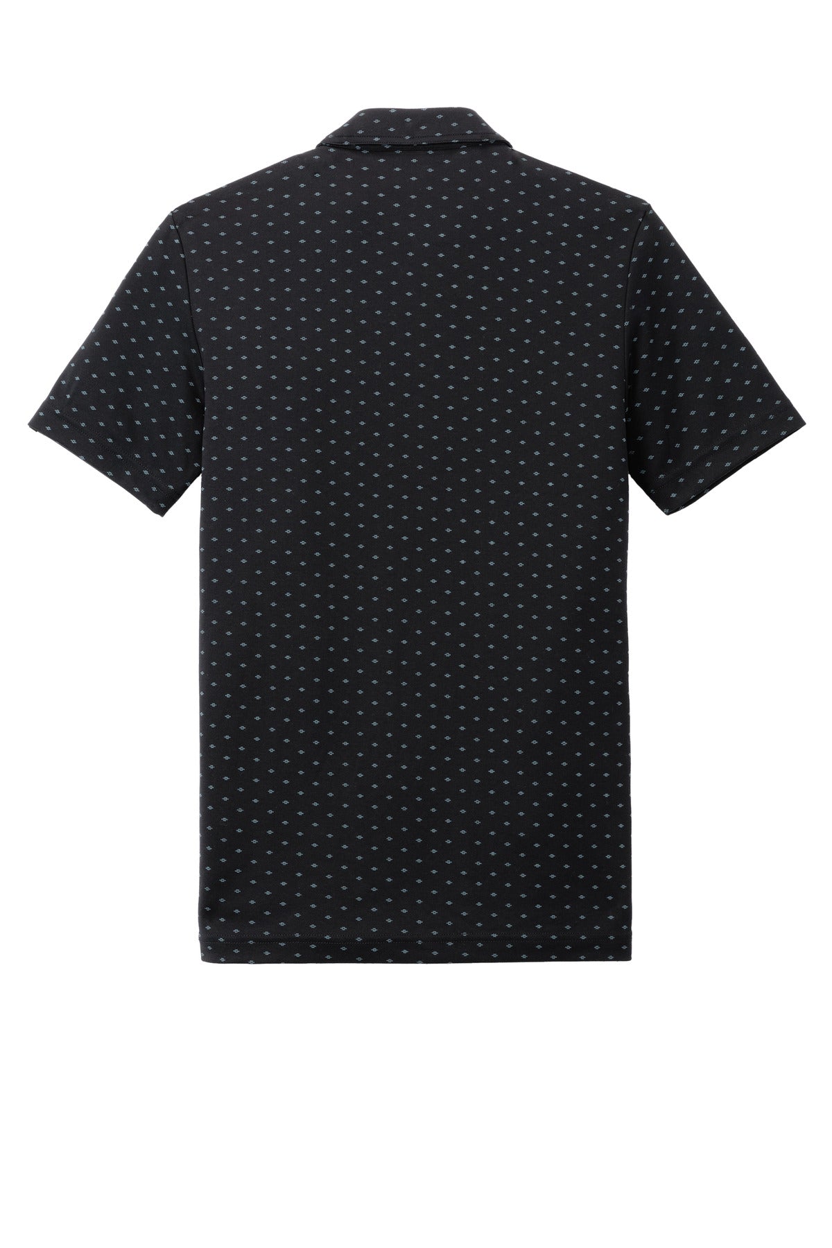 TravisMathew Oceanside Geo Polo - Black/ Aegean Blue