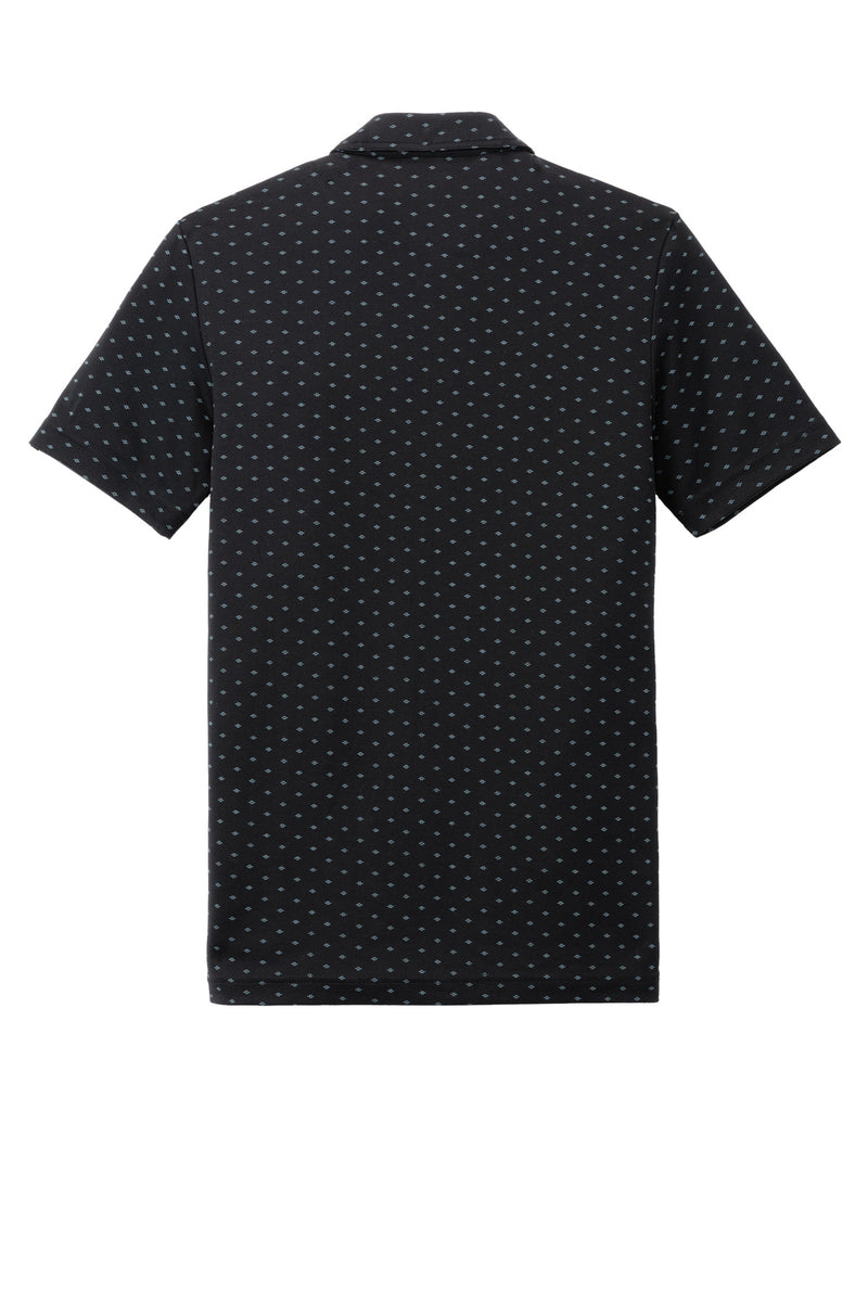 TravisMathew Oceanside Geo Polo - Black/ Aegean Blue