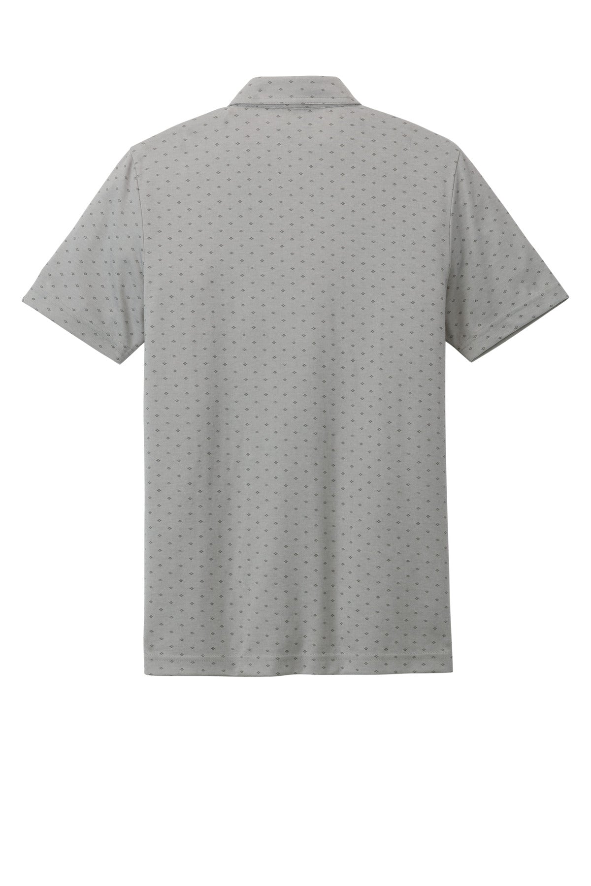 TravisMathew Oceanside Geo Polo - Quiet Shade Grey Heather/ Dark Grey