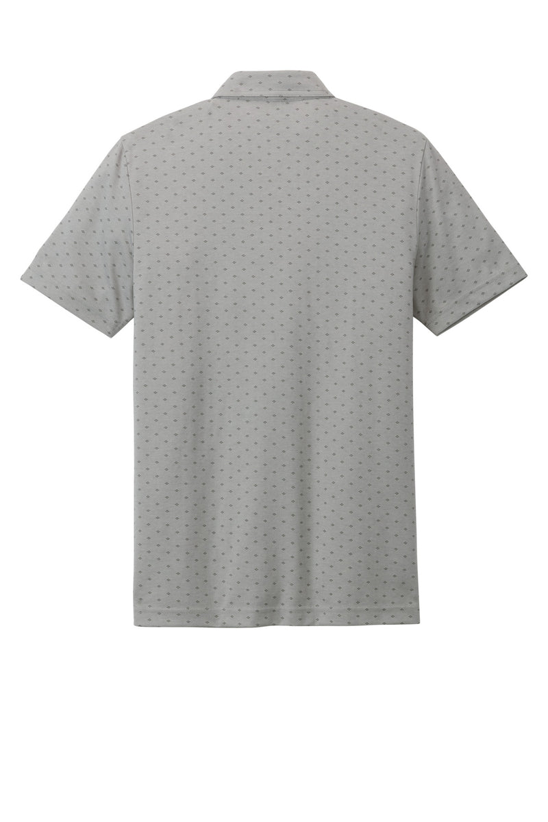 TravisMathew Oceanside Geo Polo - Quiet Shade Grey Heather/ Dark Grey