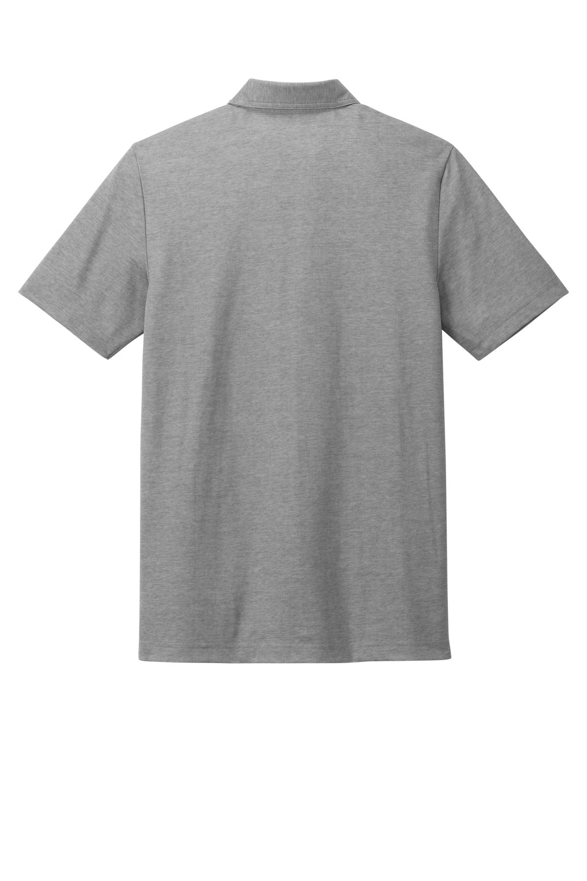 TravisMathew Oceanside Heather Pocket Polo - Quiet Shade Grey Heather flat back