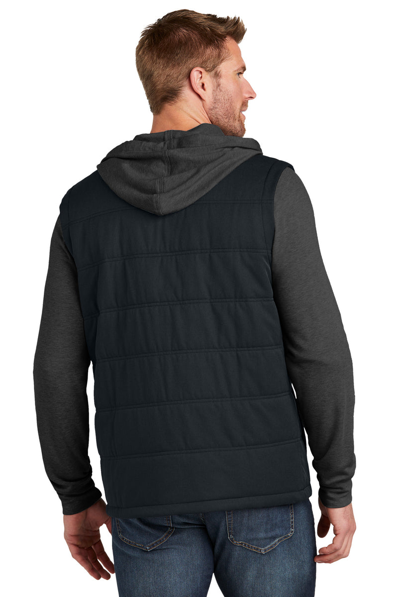 TravisMathew Tides Up Hooded Jacket - Black/ Black Heather
