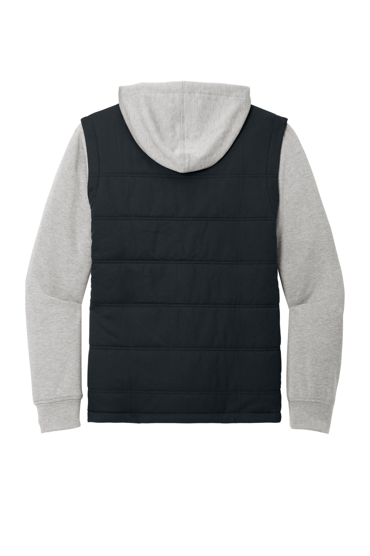TravisMathew Tides Up Hooded Jacket - Black/ Grey Heather