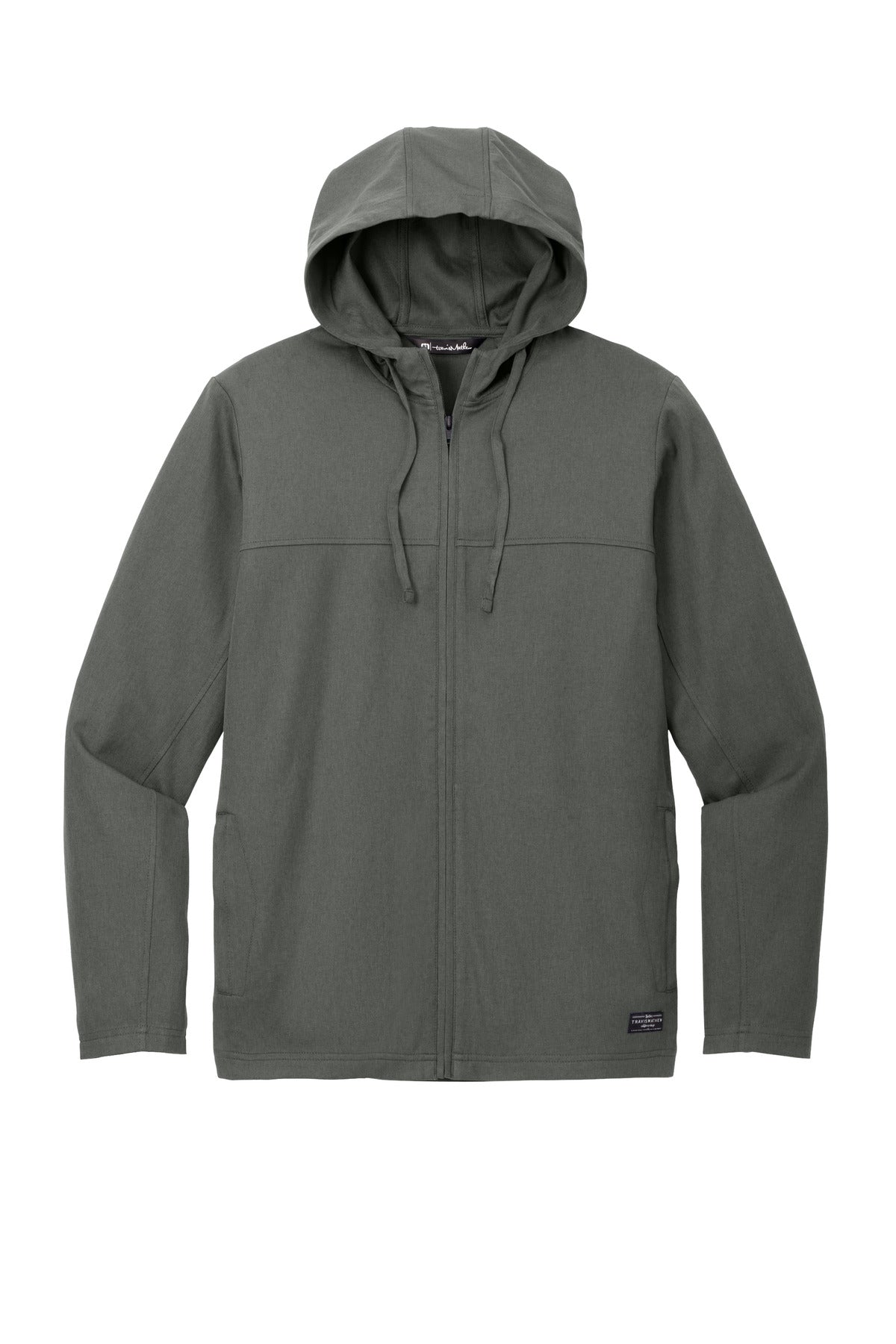 TravisMathew Balboa Hooded Full-Zip Jacket - Dark Grey Heather