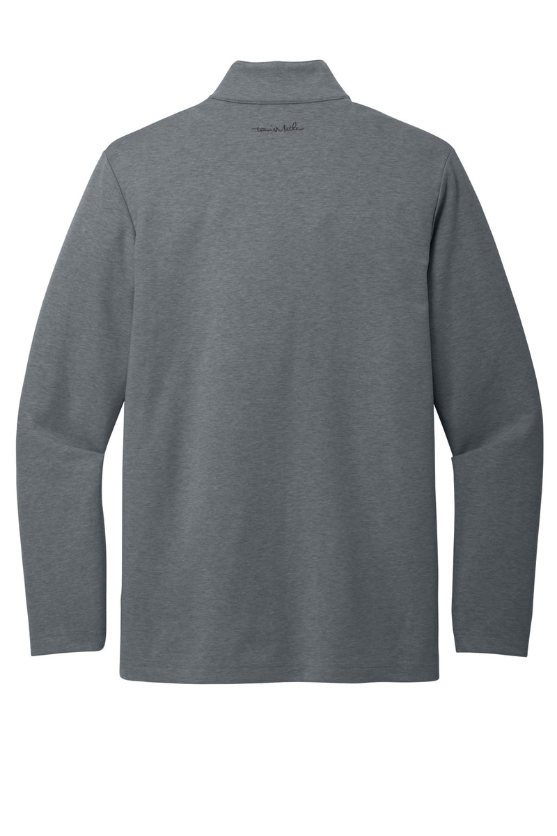 TravisMathew Coveside 1/4-Zip - Dark Grey Heather