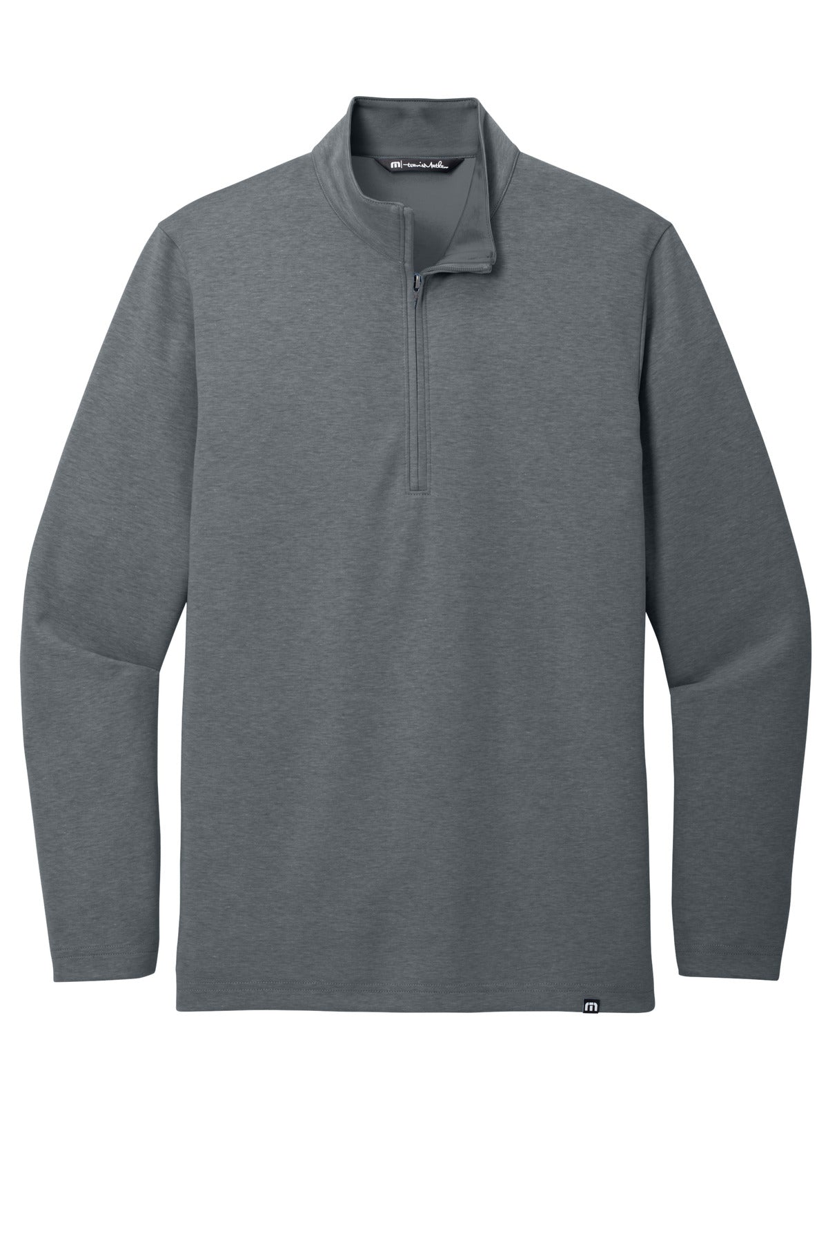 TravisMathew Coveside 1/4-Zip - Dark Grey Heather