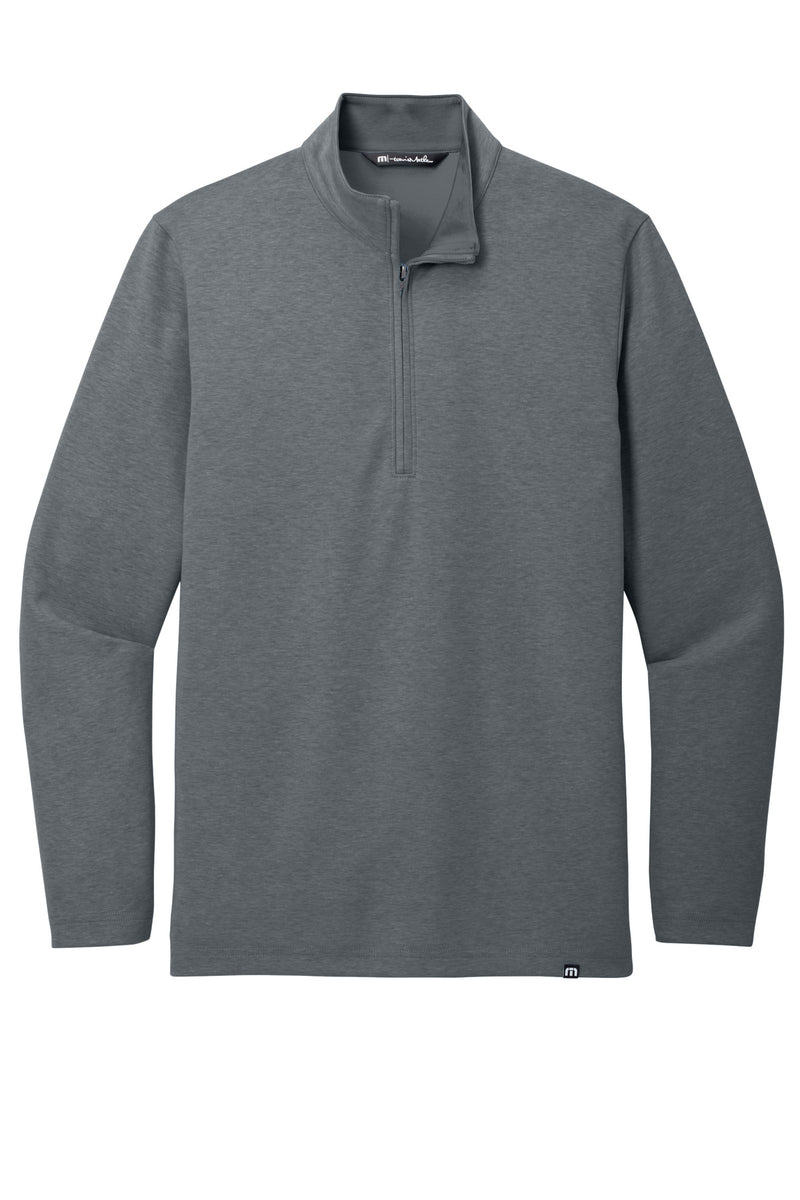 TravisMathew Coveside 1/4-Zip - Dark Grey Heather