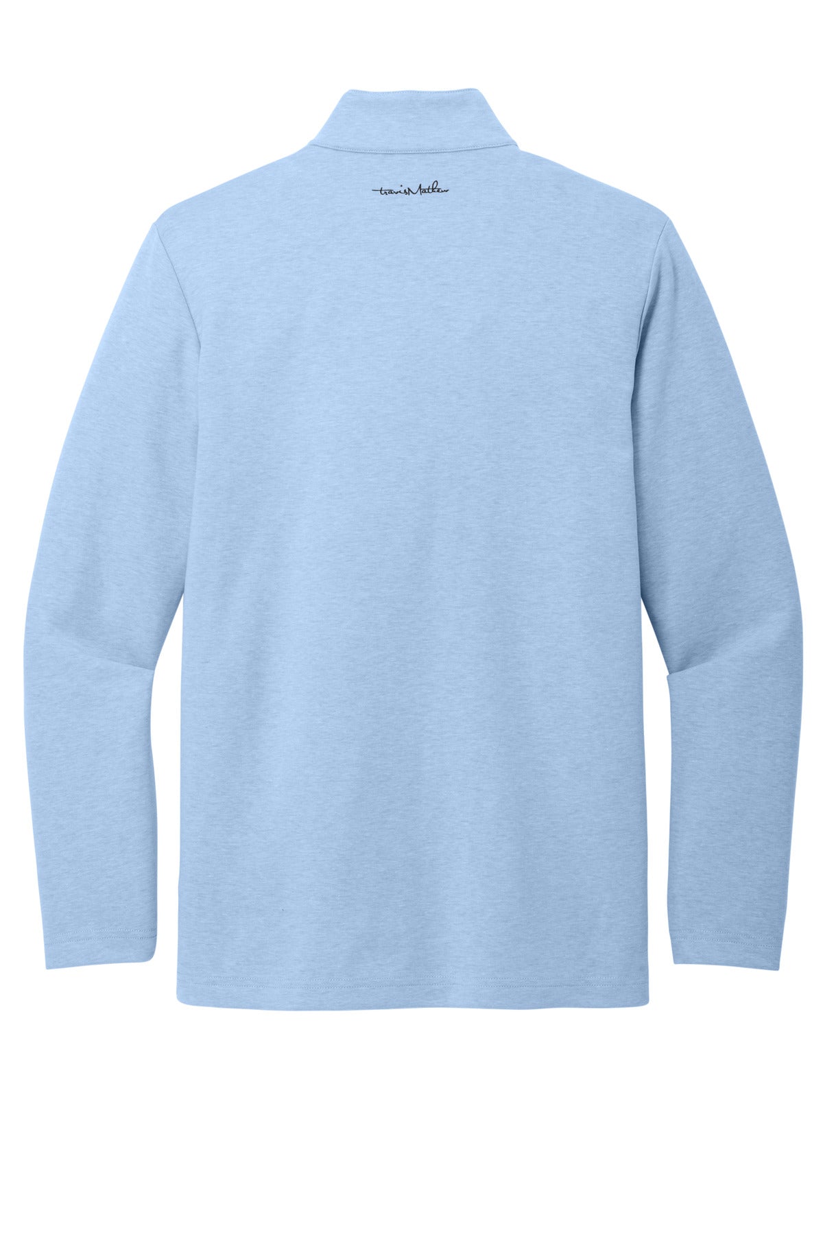 TravisMathew Coveside 1/4-Zip - Light Blue Heather