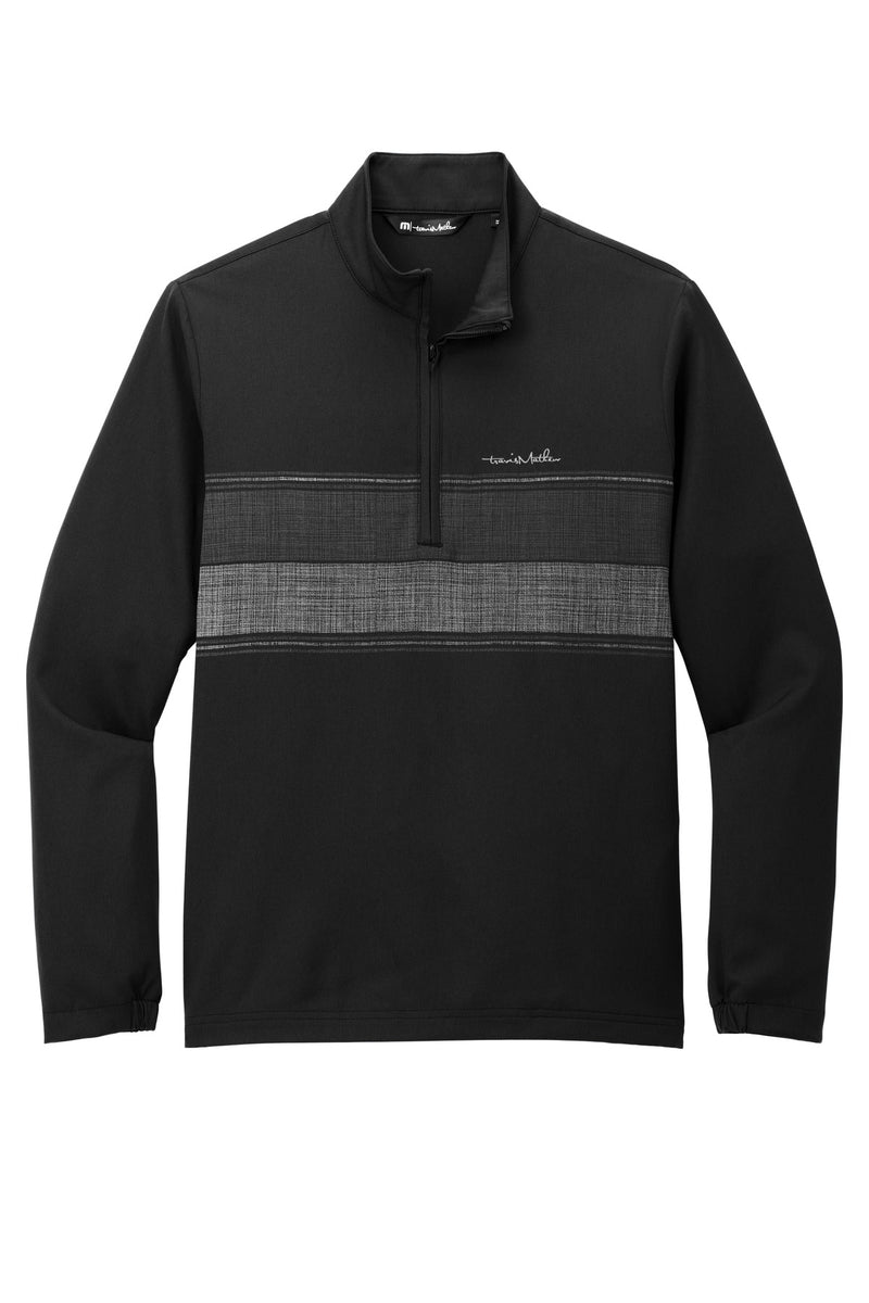 TravisMathew Balboa Chest Stripe 1/4-Zip - Black