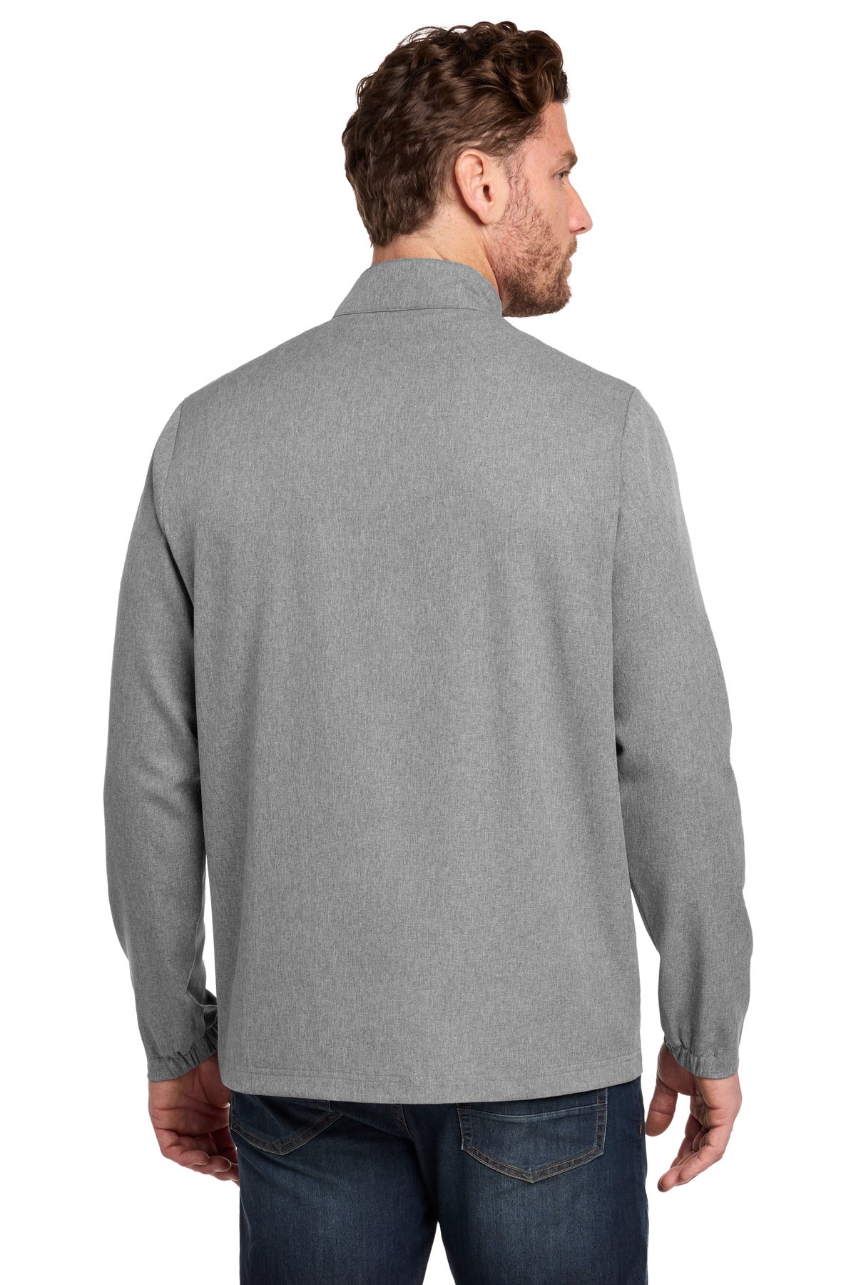 TravisMathew Balboa Chest Stripe 1/4-Zip - Dark Grey Heather
