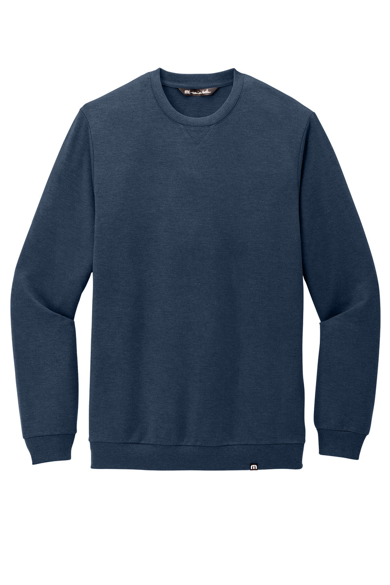 TravisMathew Long Weekend Crew - Blue Nights Heather