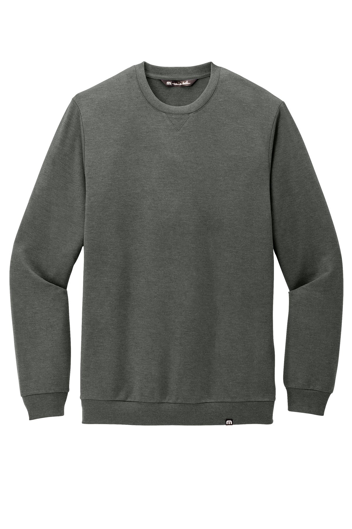 TravisMathew Long Weekend Crew - Dark Grey Heather