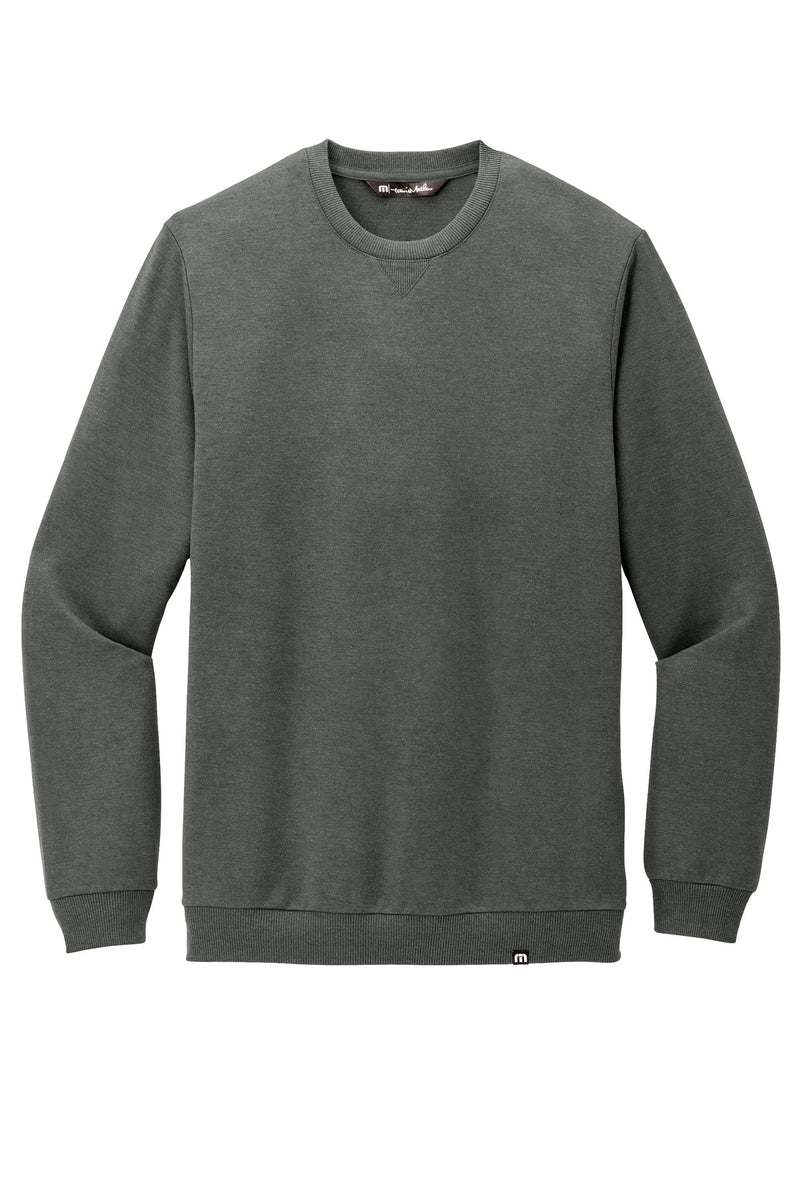 TravisMathew Long Weekend Crew - Dark Grey Heather