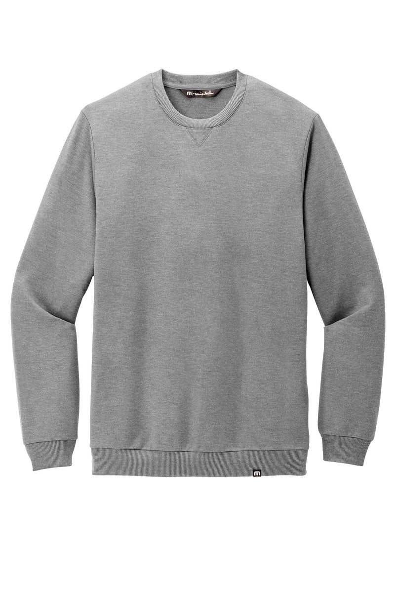 TravisMathew Long Weekend Crew - Light Grey Heather