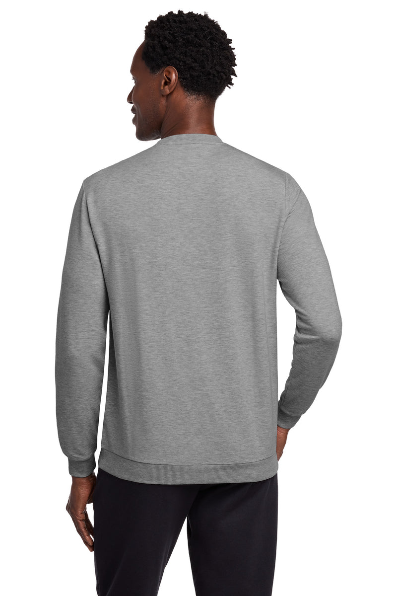 TravisMathew Long Weekend Crew - Light Grey Heather