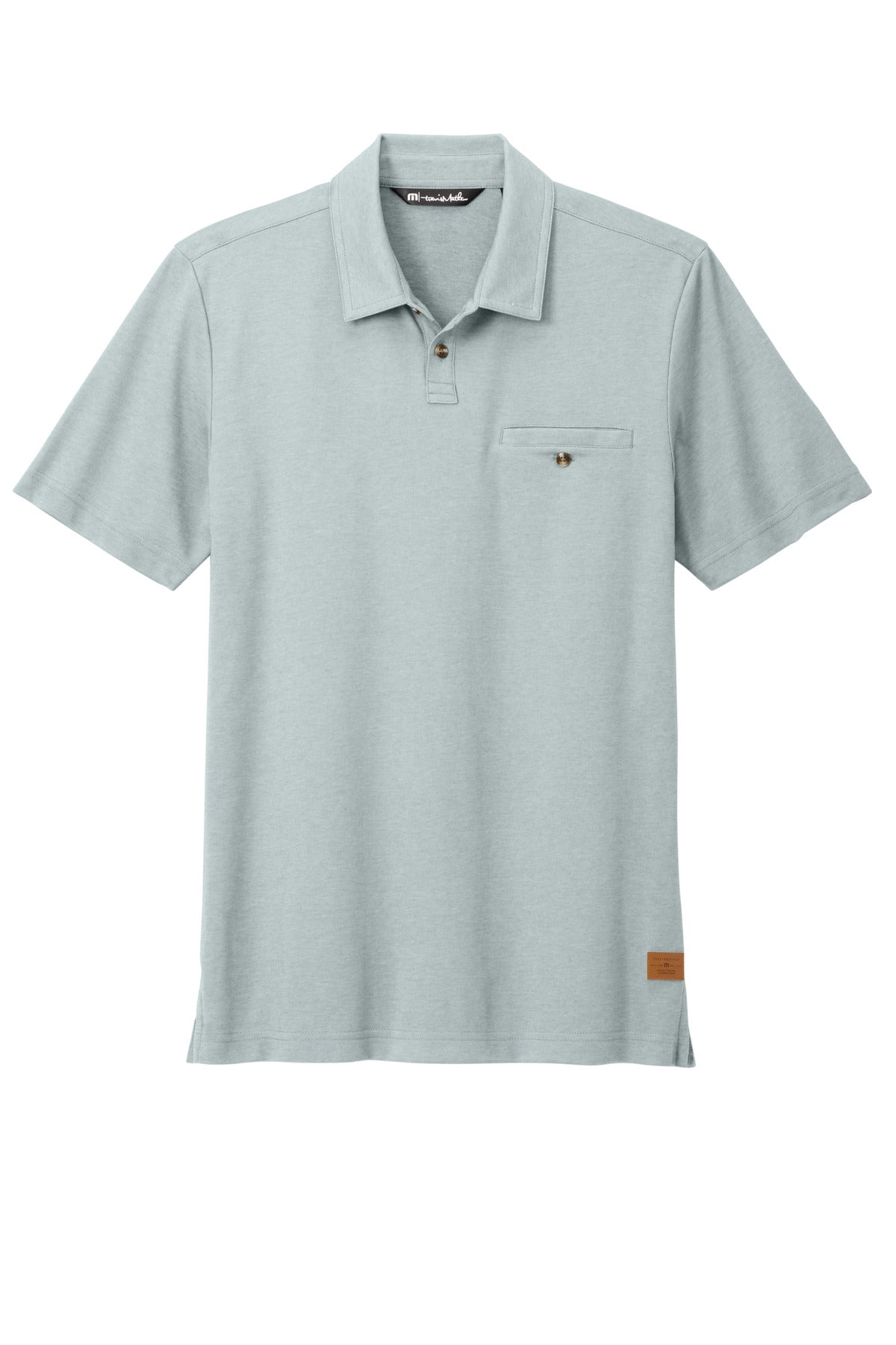 TravisMathew Sunsetters Pocket Polo - Balsam Green Heather
