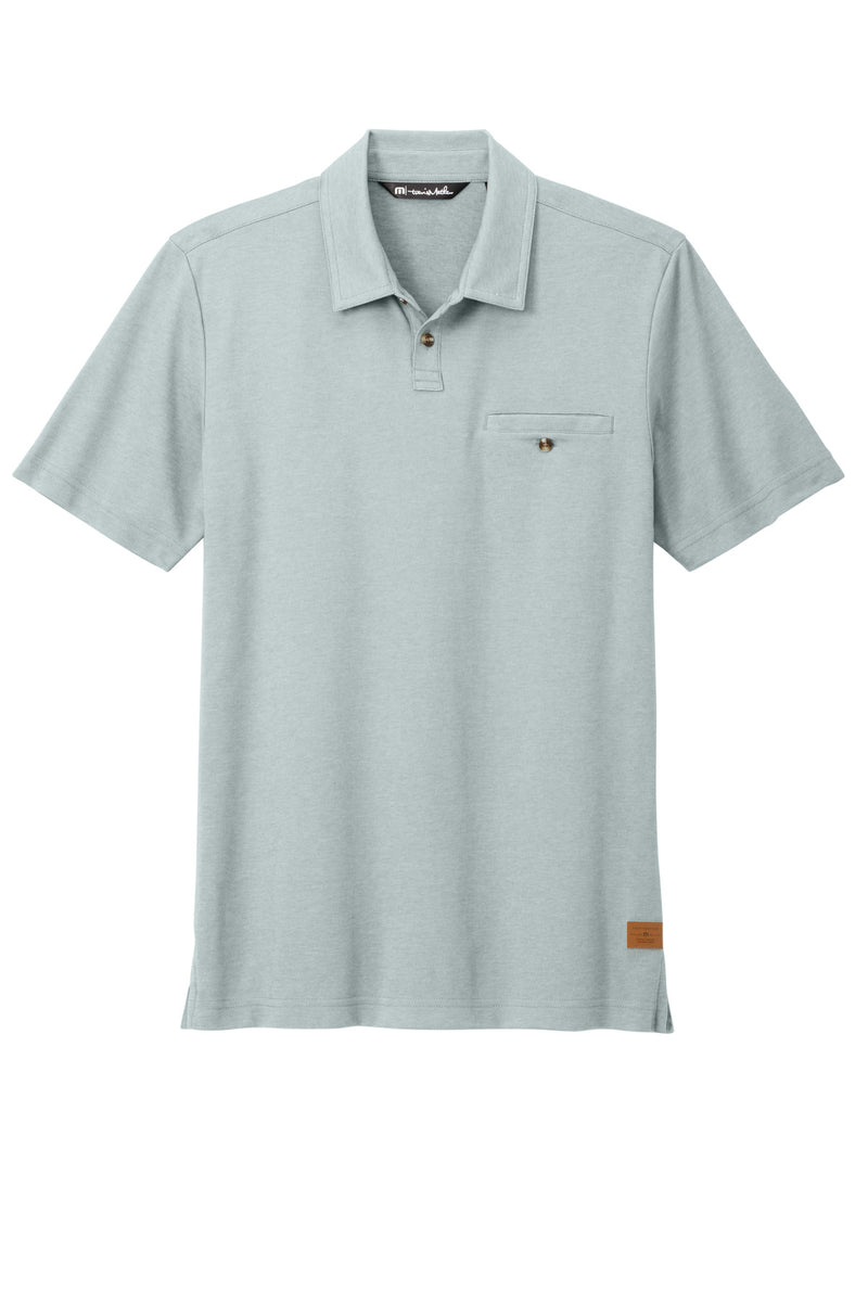 TravisMathew Sunsetters Pocket Polo - Balsam Green Heather