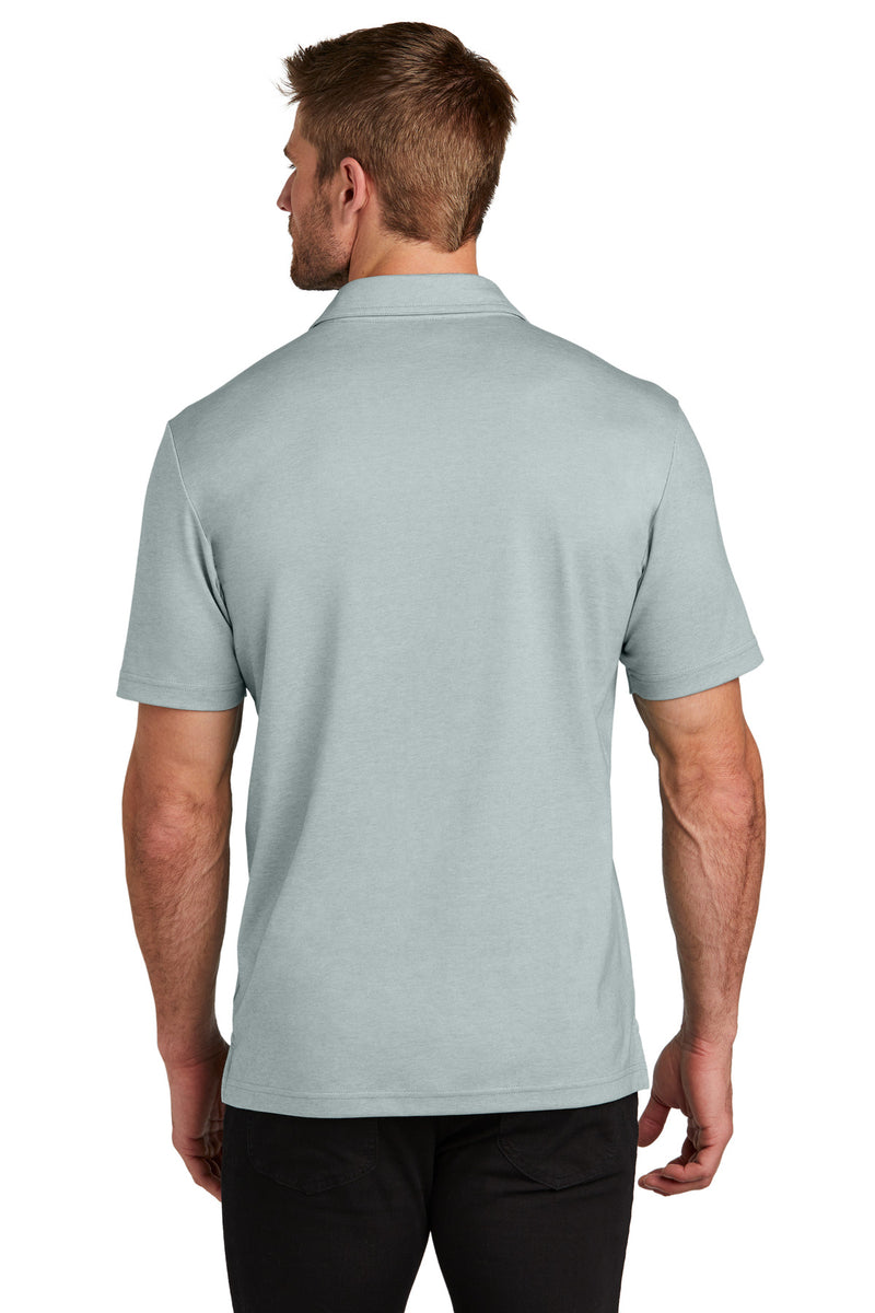 TravisMathew Sunsetters Pocket Polo - Balsam Green Heather