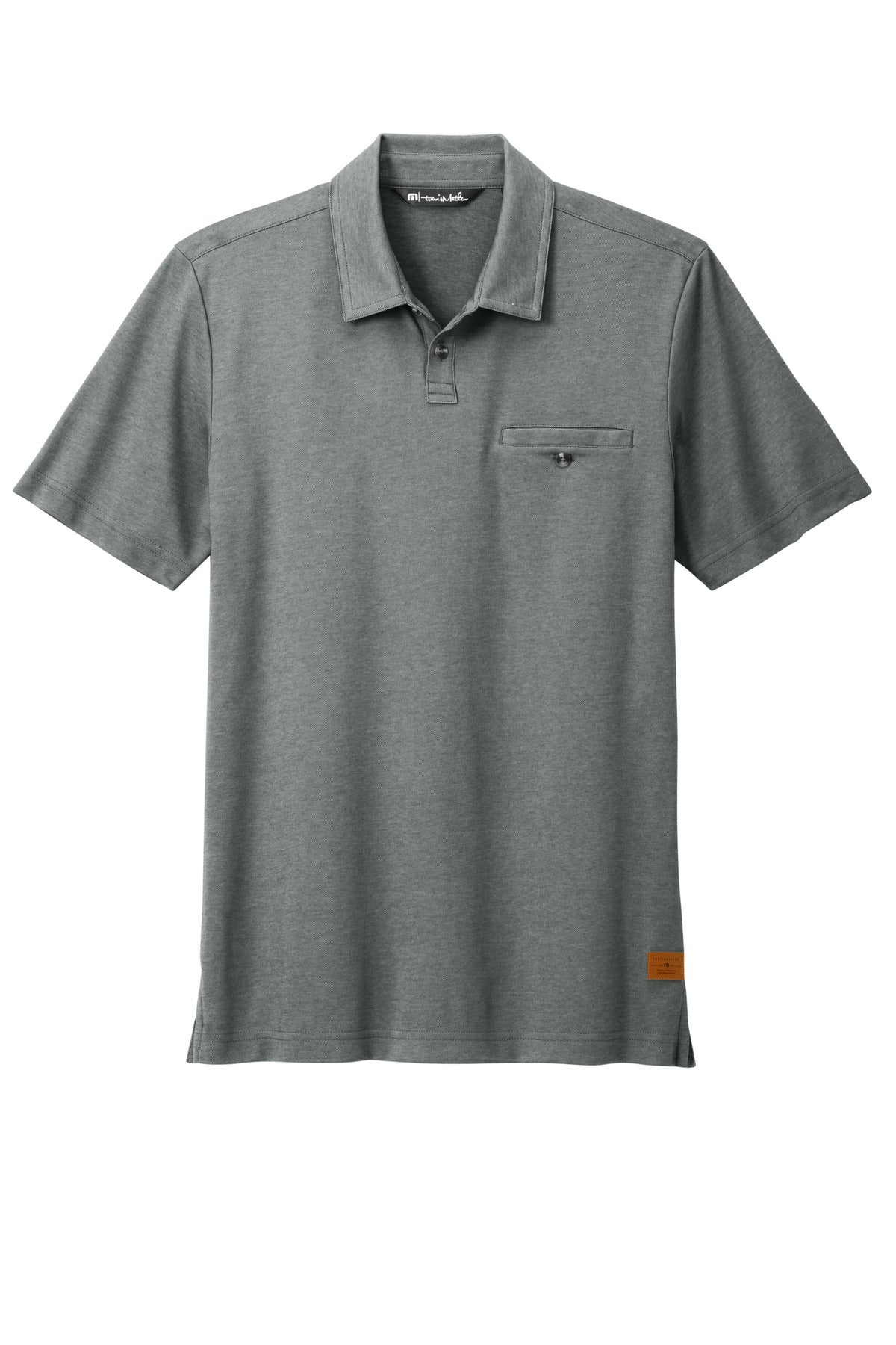 TravisMathew Sunsetters Pocket Polo - Black Heather