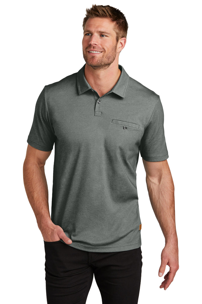 TravisMathew Sunsetters Pocket Polo - Black Heather
