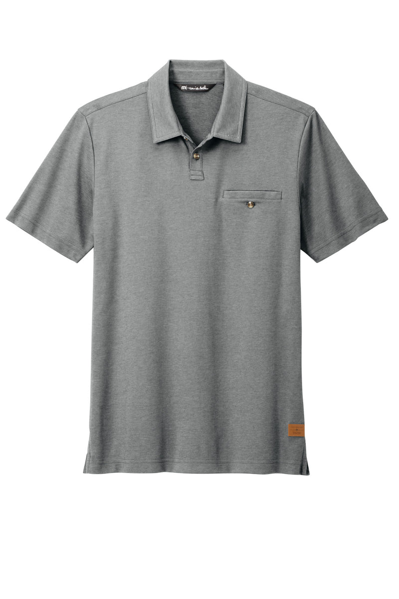 TravisMathew Sunsetters Pocket Polo - Grey Heather