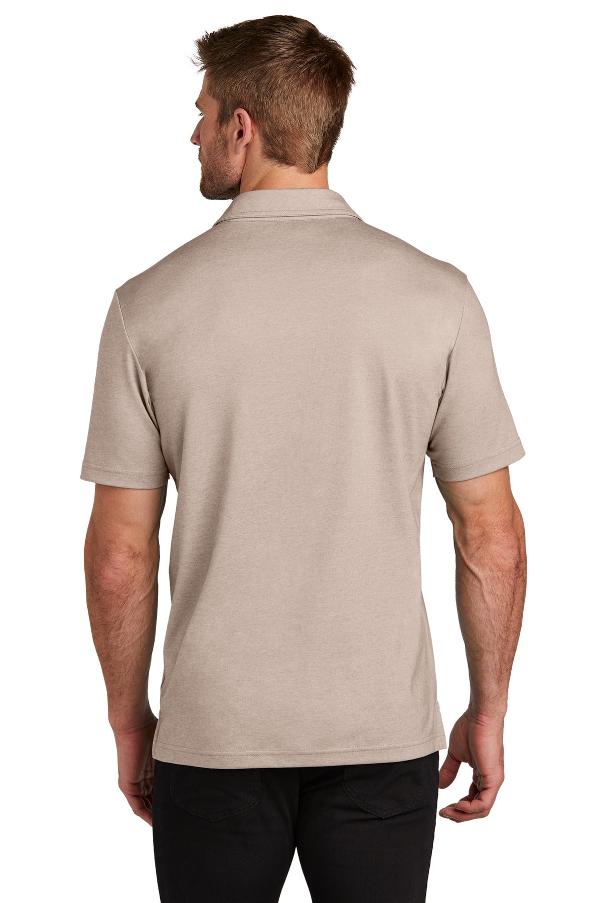 TravisMathew Sunsetters Pocket Polo - Portabella Heather