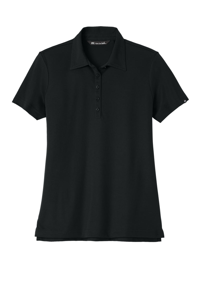 TravisMathew Women's Oceanside Solid Polo - Black