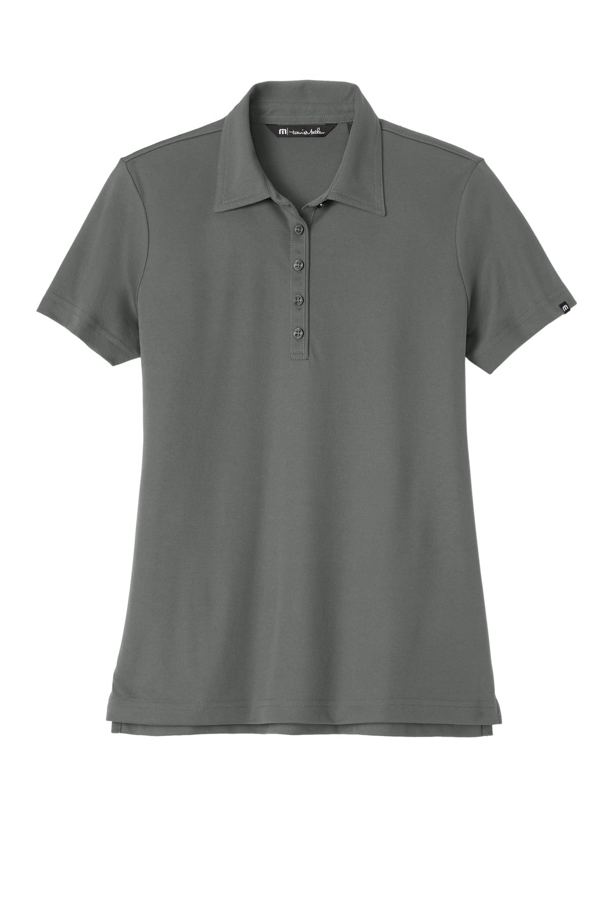 TravisMathew Women's Oceanside Solid Polo - Quiet Shade Grey