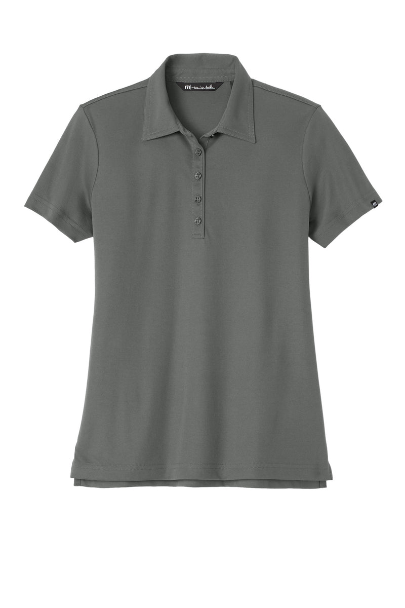 TravisMathew Women's Oceanside Solid Polo - Quiet Shade Grey