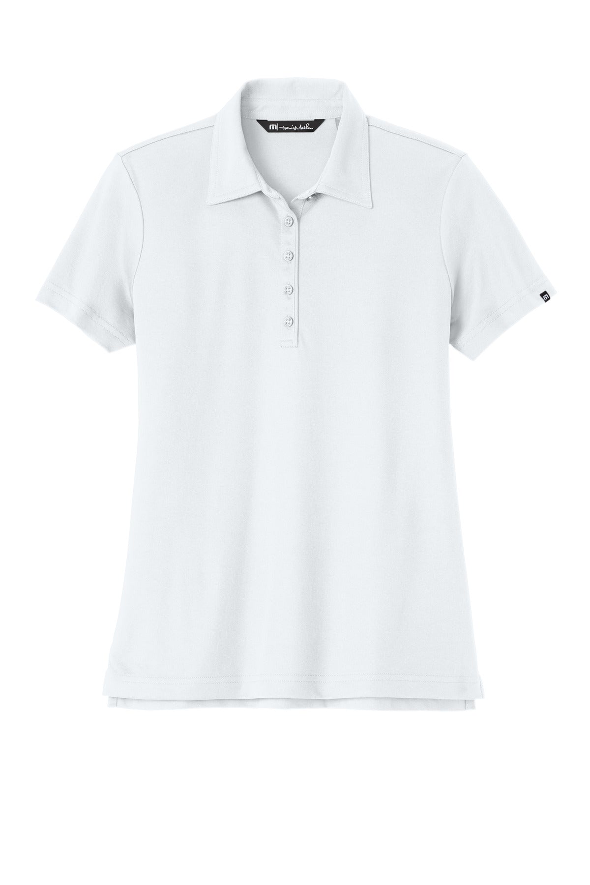 TravisMathew Women's Oceanside Solid Polo - White