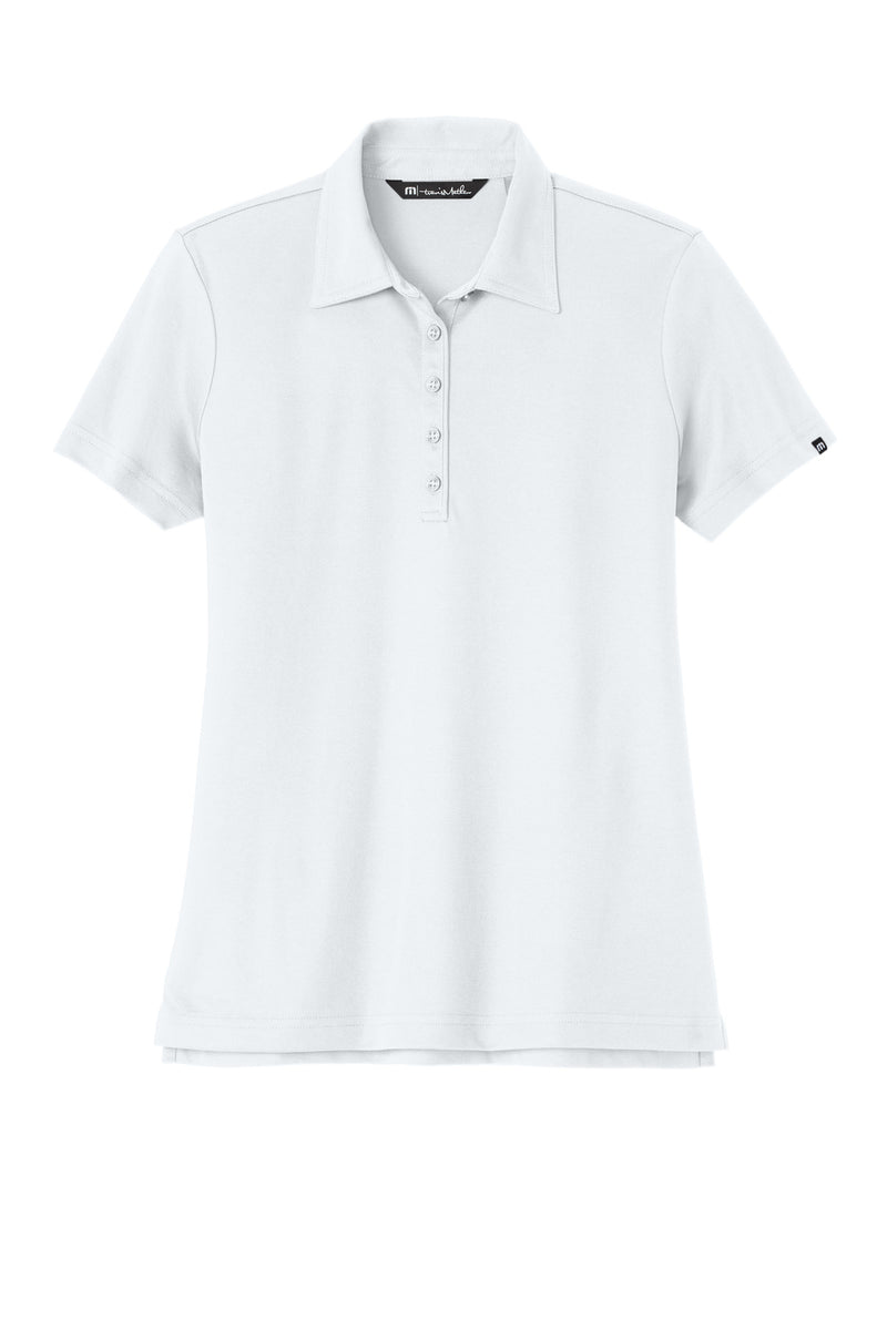 TravisMathew Women's Oceanside Solid Polo - White