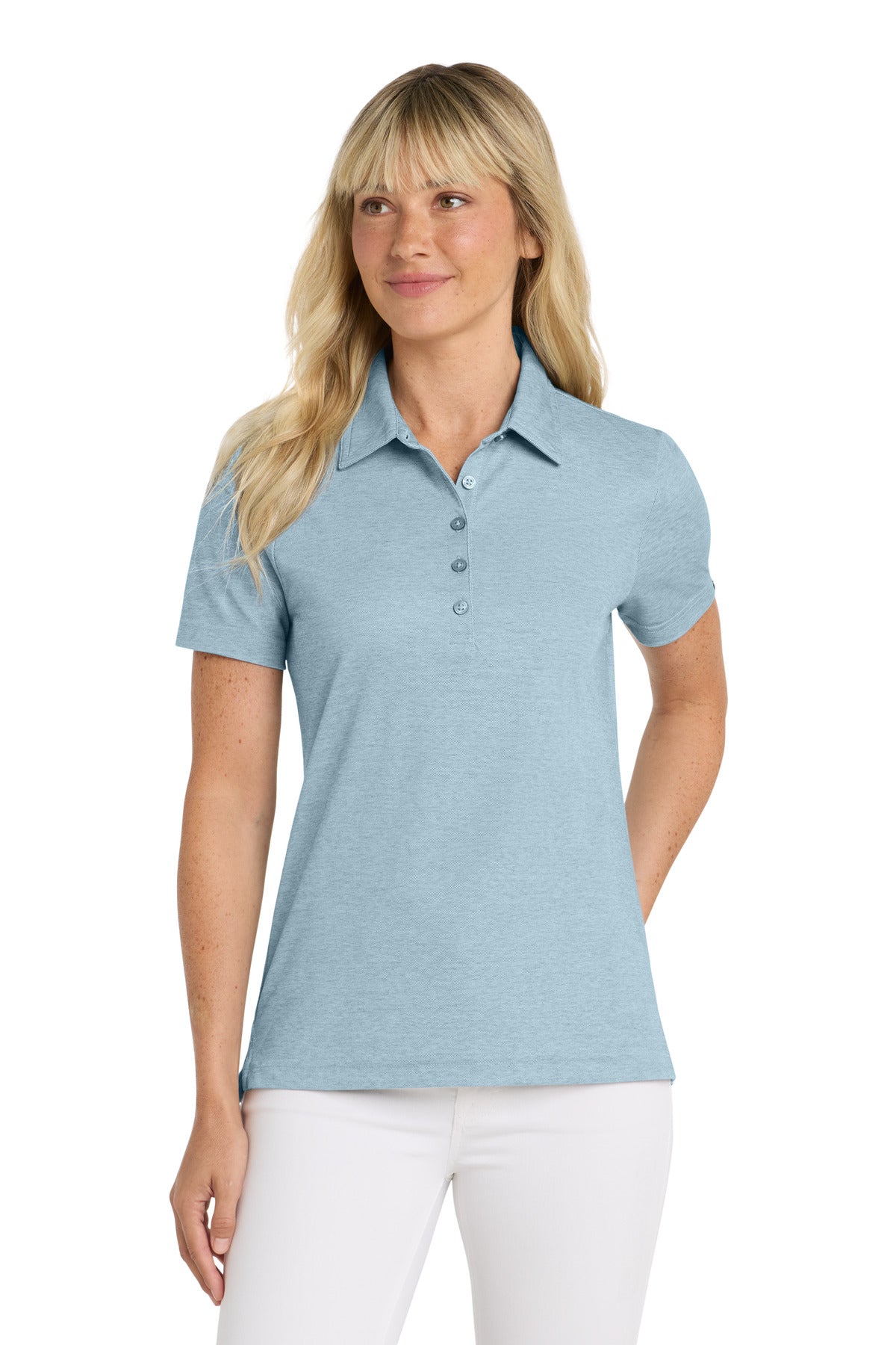 TravisMathew Women's Oceanside Heather Polo - Allure Heather