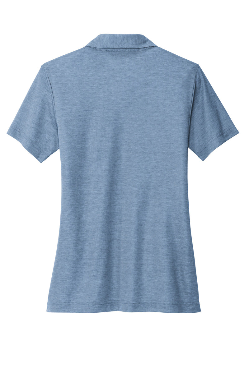 TravisMathew Women's Oceanside Heather Polo - Classic Blue Heather