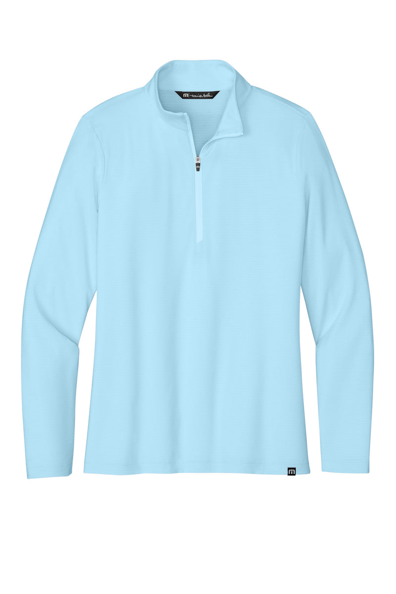 TravisMathew Women's Crestview 1/4-Zip - Dream Blue
