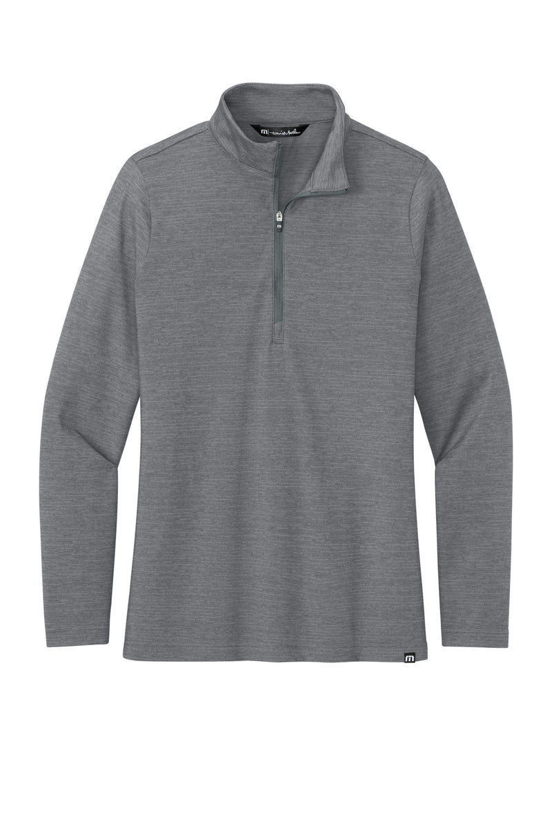 TravisMathew Women's Crestview 1/4-Zip - Grey Heather
