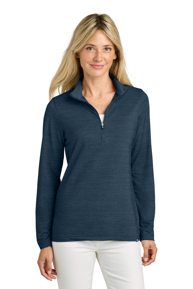 TravisMathew Women's Crestview 1/4-Zip - Vintage Indigo Heather