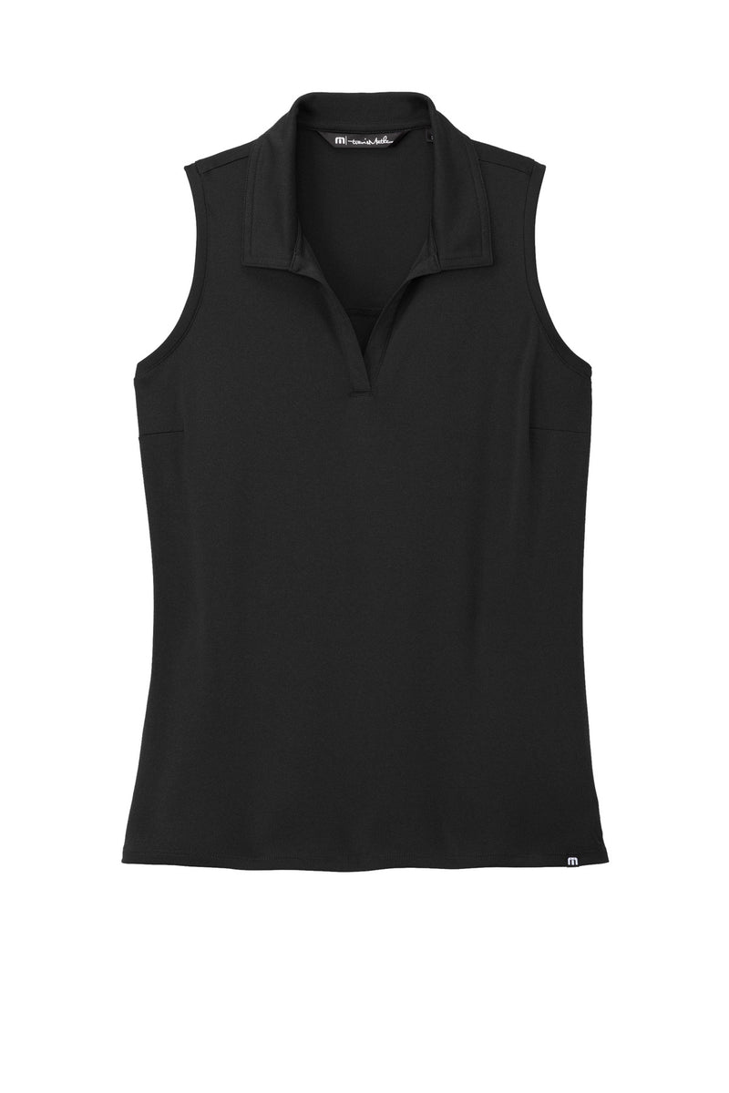 TravisMathew Women's Coto Performance Sleeveless Polo - Black