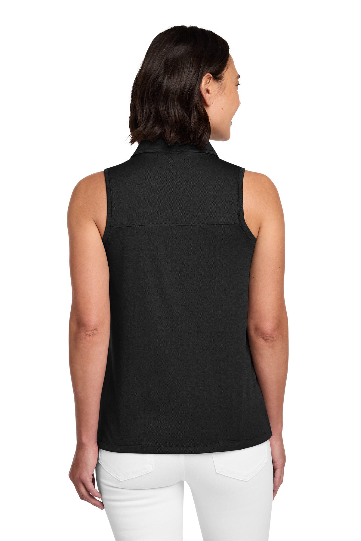 TravisMathew Women's Coto Performance Sleeveless Polo - Black