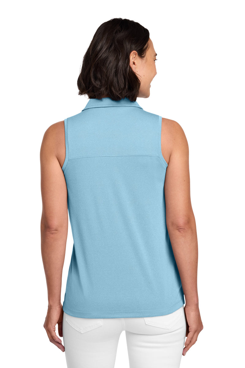 TravisMathew Women's Coto Performance Sleeveless Polo - Brilliant Blue Heather