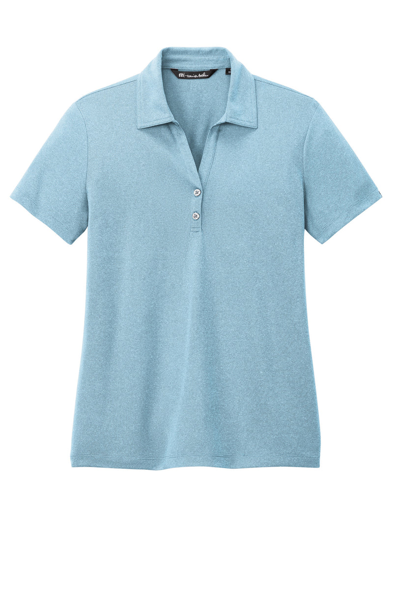 TravisMathew Women's Coto Performance Polo - Brilliant Blue Heather