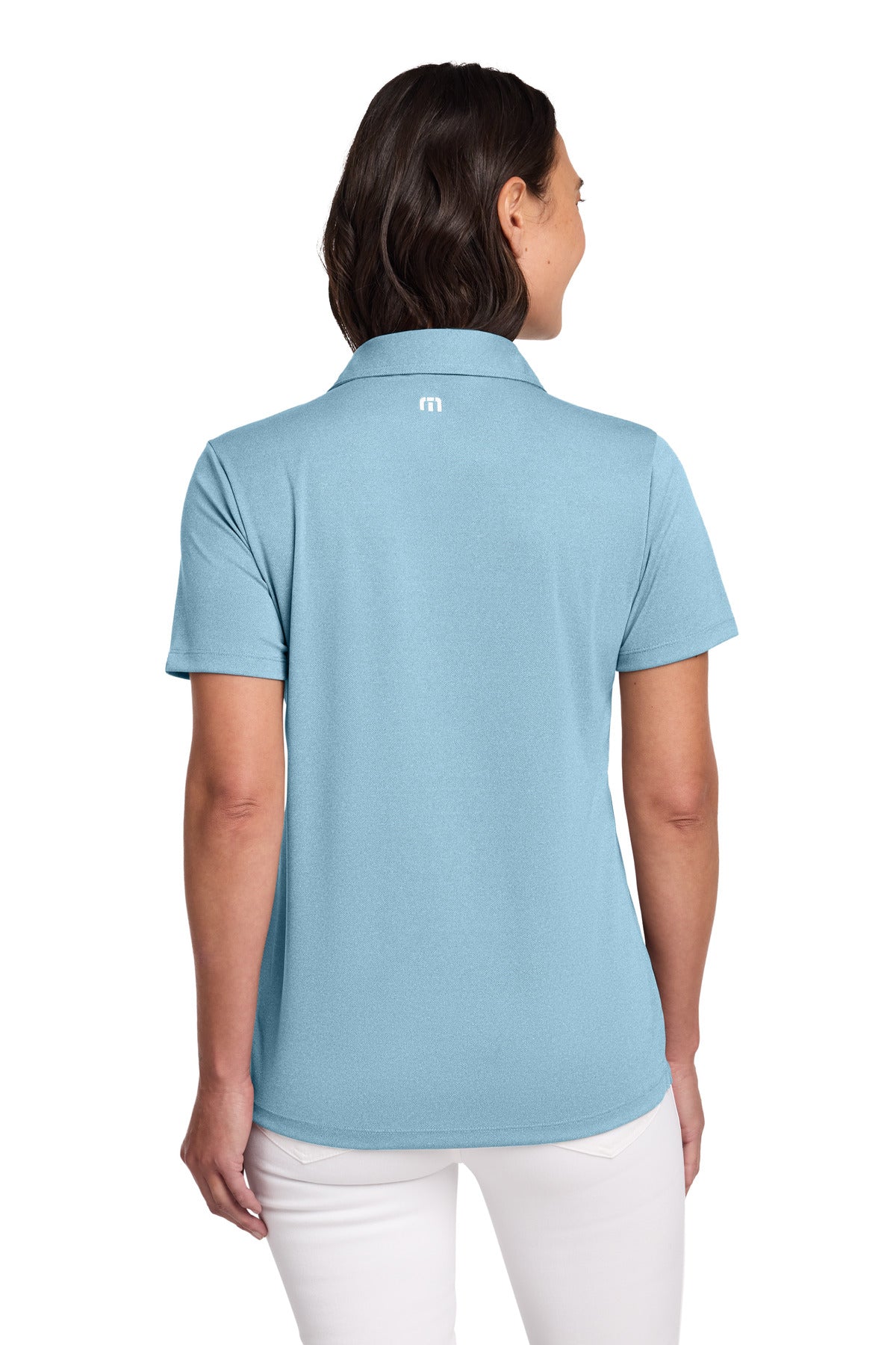 TravisMathew Women's Coto Performance Polo - Brilliant Blue Heather