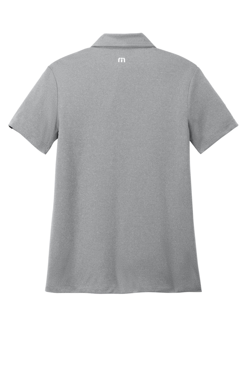 TravisMathew Women's Coto Performance Polo - Quiet Shade Grey Heather