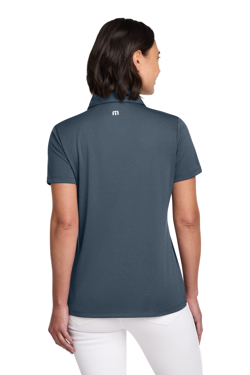 TravisMathew Women's Coto Performance Polo - Vintage Indigo/ Black