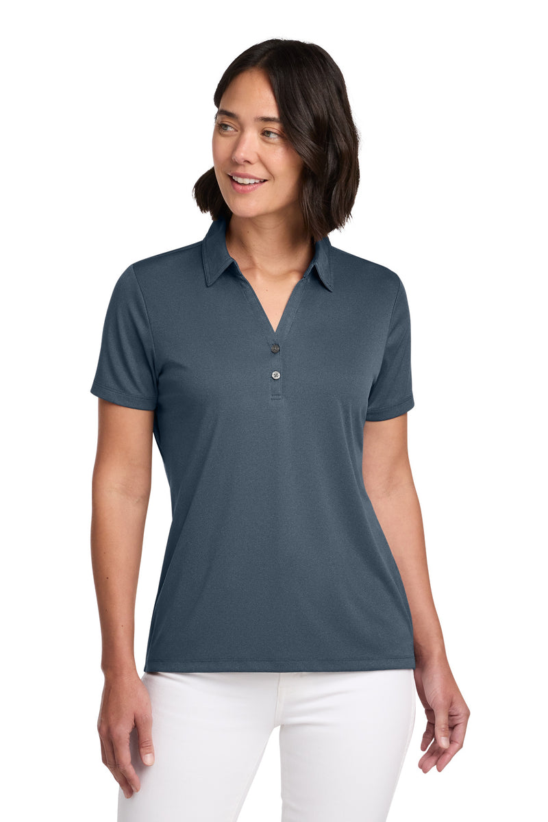 TravisMathew Women's Coto Performance Polo - Vintage Indigo/ Black