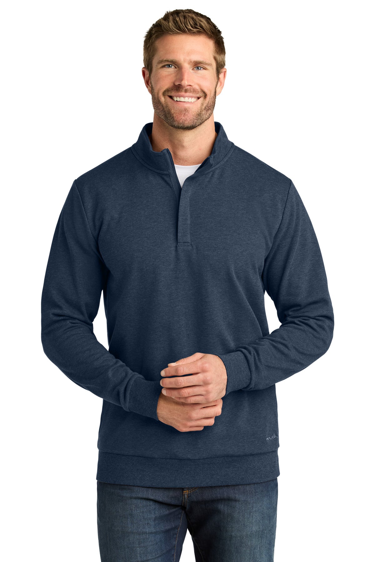 TravisMathew Ocean Villa 1/4-Zip - Blue Heather