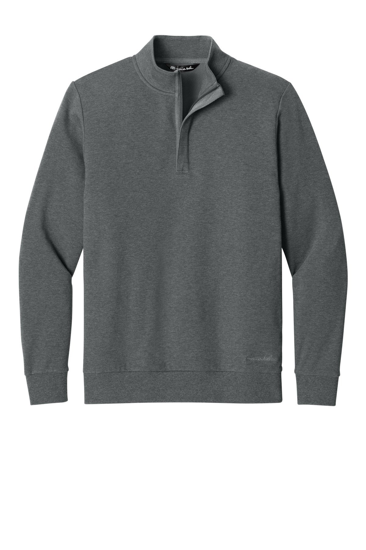 TravisMathew Ocean Villa 1/4-Zip - Dark Grey Heather