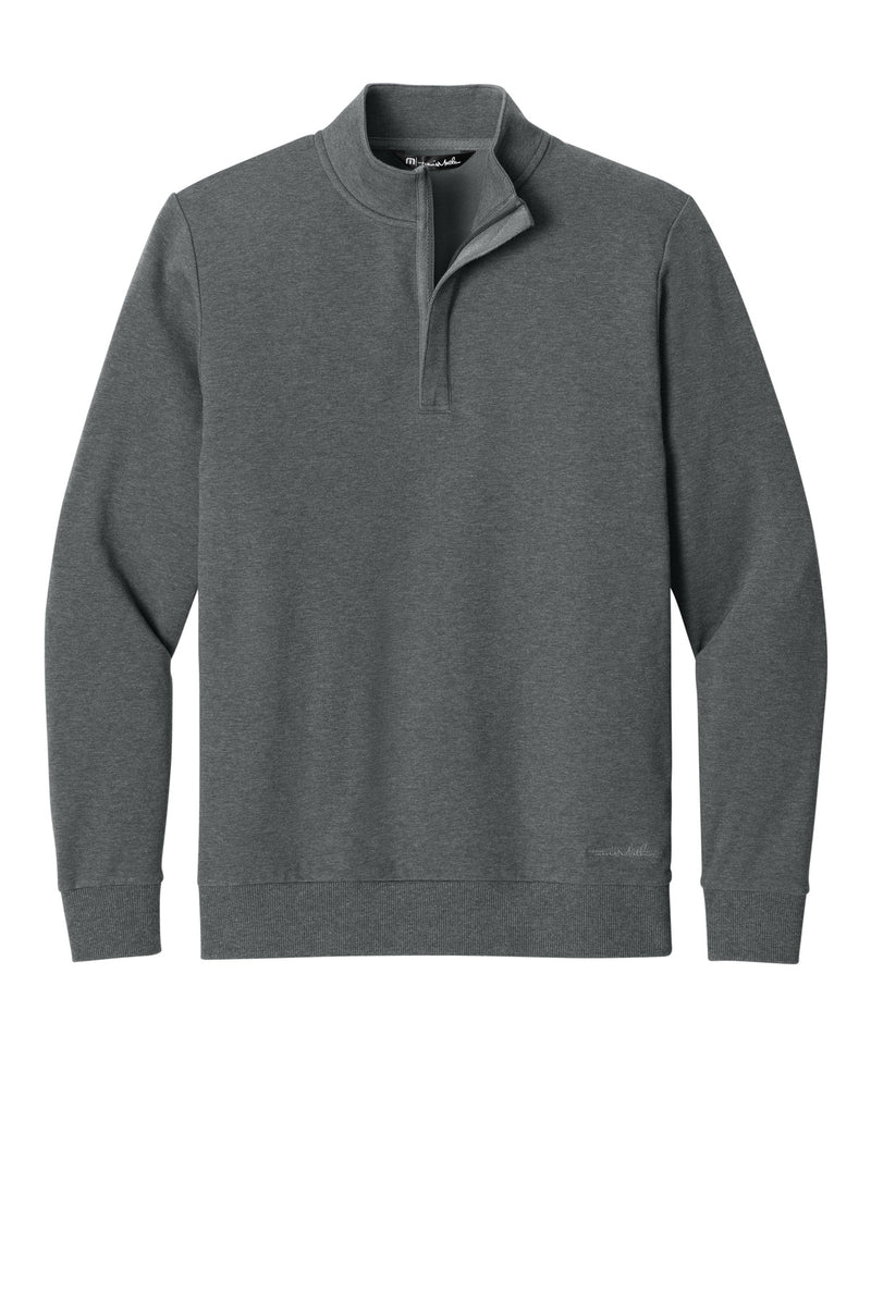 TravisMathew Ocean Villa 1/4-Zip - Dark Grey Heather