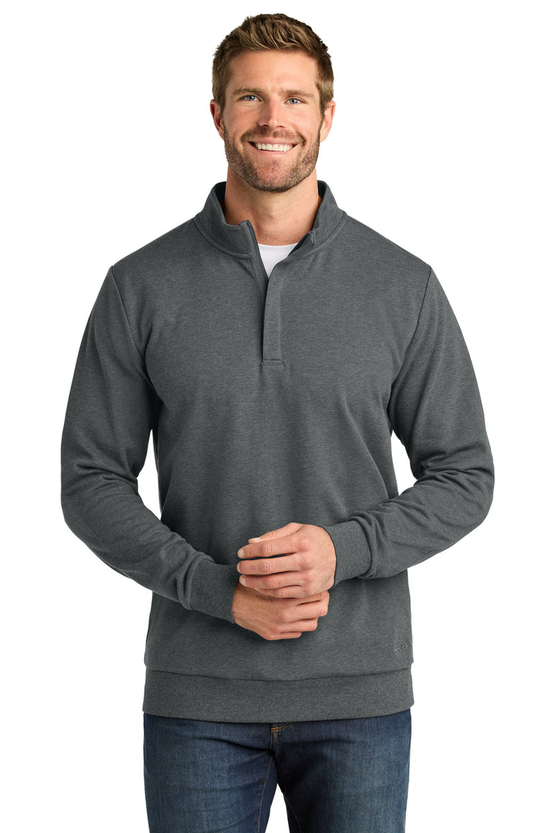 TravisMathew Ocean Villa 1/4-Zip - Dark Grey Heather
